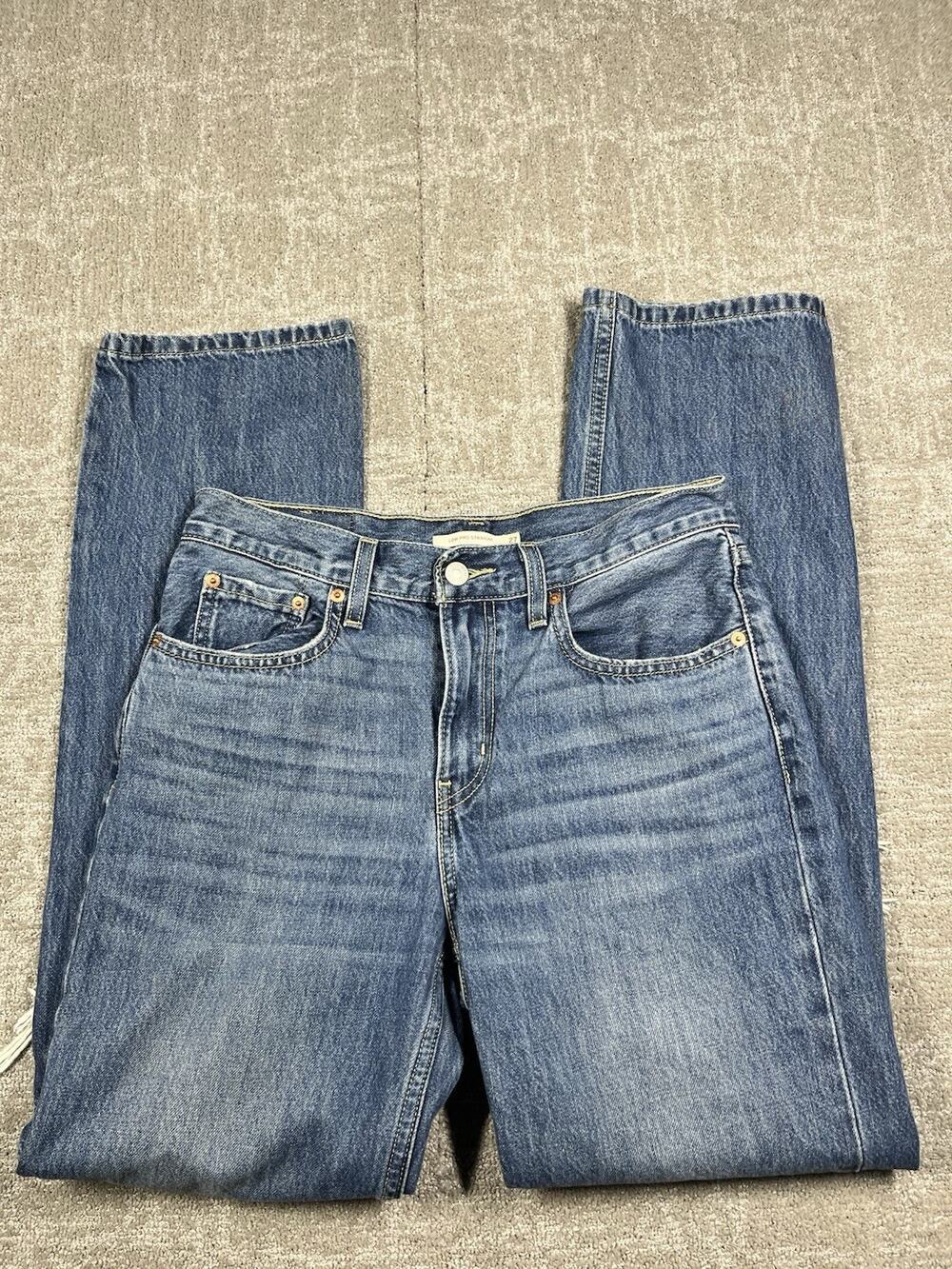 Levis Low Pro Straight Distressed Jean Women Size 27